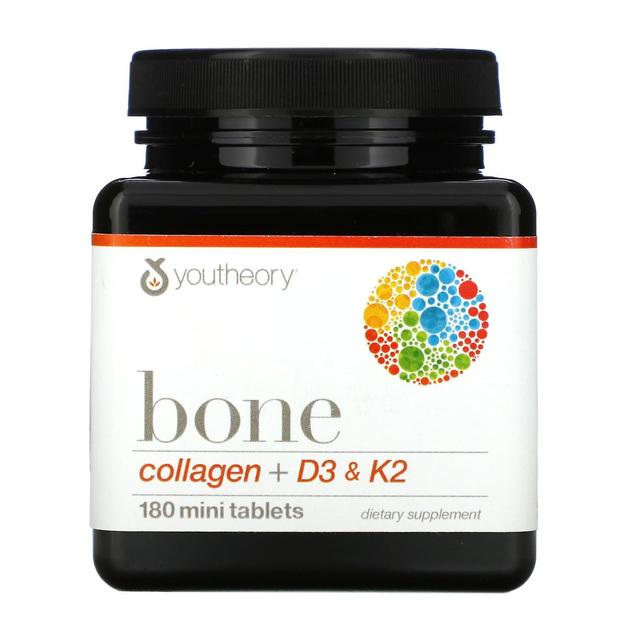 Youtheory, Bone, Collagen + D3 & K2, 180 Mini Tablets on Productcaster.