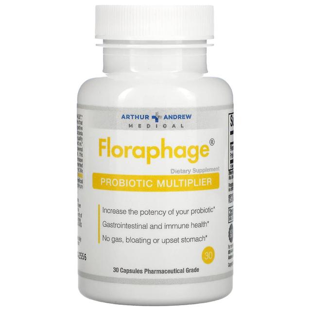 Arthur Andrew Medical, Floraphage, Probiotic Multiplier, 30 Capsules on Productcaster.