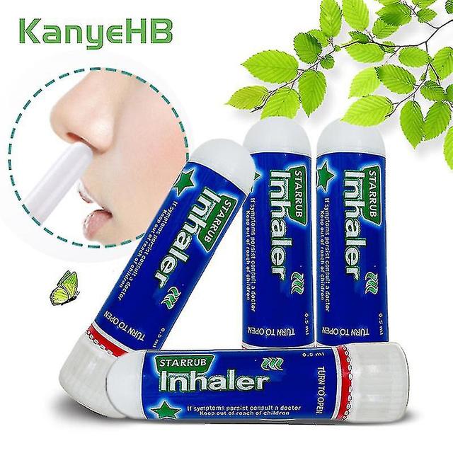 4pcs Nasal Essential Mint Oils Refresh Artifact Refresh Cool Herbal Ointment Tha on Productcaster.