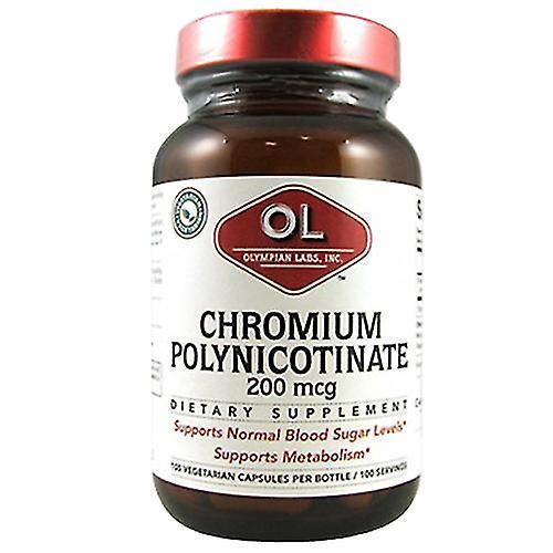 Olympian Labs Chromium Polynicotinate,200 mcg,100 caps (Paquet de 2) on Productcaster.