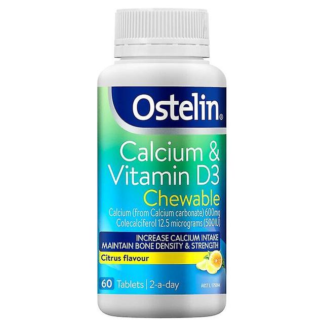 Ostelin [autorisierter Handelsvertreter] Ostelin Calcium & Vitamin D Kautabletten - 60 Tabletten - 60 Stück/Karton on Productcaster.