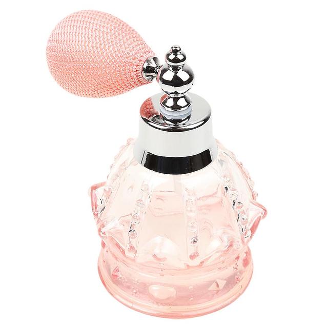 100ml parfymflaska påfyllningsbart glas med kort finfördelare spray gåva lila Rosa on Productcaster.