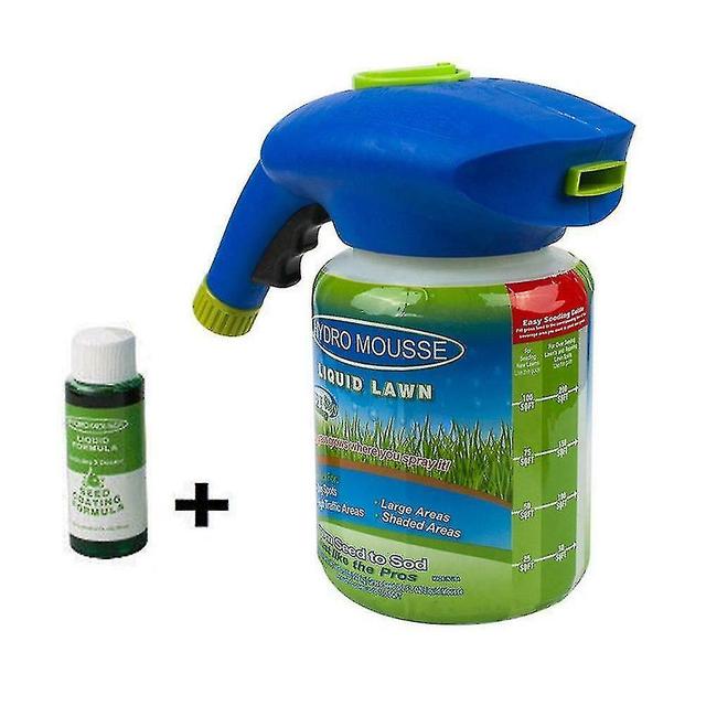 Lawn Sprayer Seed Liquid Hydro Seeding System Mousse Household Grass Care 1 Bottle 1 Liquid on Productcaster.