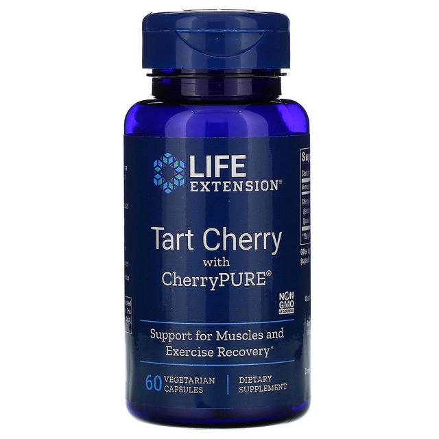 Life Extension, Tart Cherry with CherryPURE, 60 Vegetarian Capsules on Productcaster.