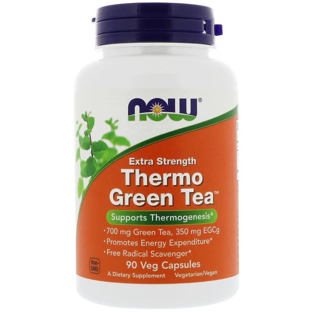 Now Foods, Thermo Green Tea, Extra Strength, 90 Veg Capsules on Productcaster.