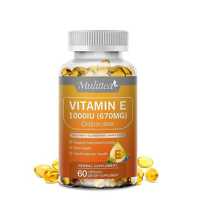 Vitamin E Capsules Helps Blood Birculation and Antioxidant &Brightens Skin Tone Daily Vitamin Supplement Beauty HealthTIB TIB . 60pcs on Productcaster.