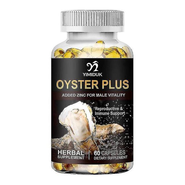 Zinc Plus Oyster Tablets Men's Vitality Reproductieve gezondheid ondersteunt fysiek uithoudingsvermogen en capaciteit 120 capsules60 stuks, 1 flessen on Productcaster.