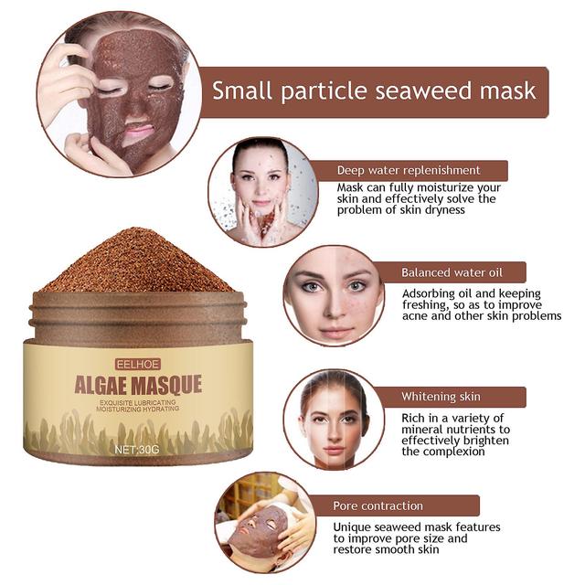 Xizhiyue Seaweed Granule Mask Fine Granules Without Preservatives, Small Granules, Deep Hydration, Moisturizing And Cleansing Mask Product Specific... on Productcaster.