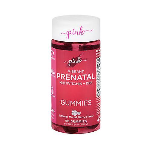 Nature's Truth Pink Vibrant Prenatal Multivitamin + DHA Gummies, 60 Gummies (Pack of 1) on Productcaster.