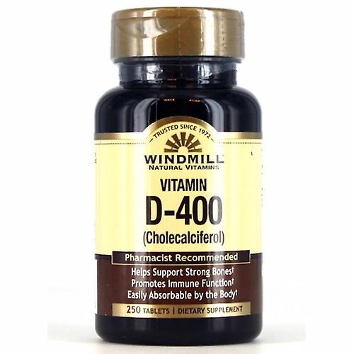 Windmill Health Vitamin D, 400IU 250 Tabs (Pack of 1) on Productcaster.