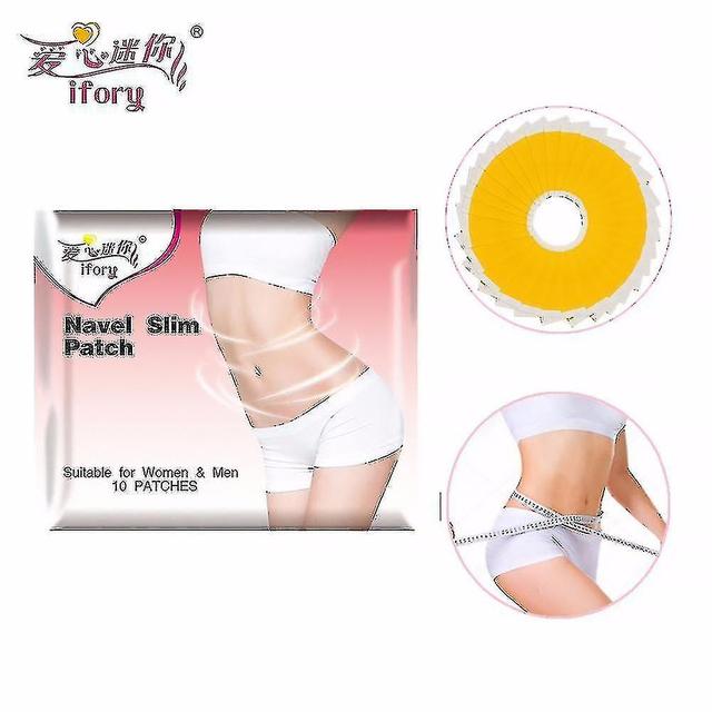 30 Patches=3 Bags Efficient Slimming Navel Sticker Weight Lose Patch Burning Fat Patch Hot Body Sha on Productcaster.