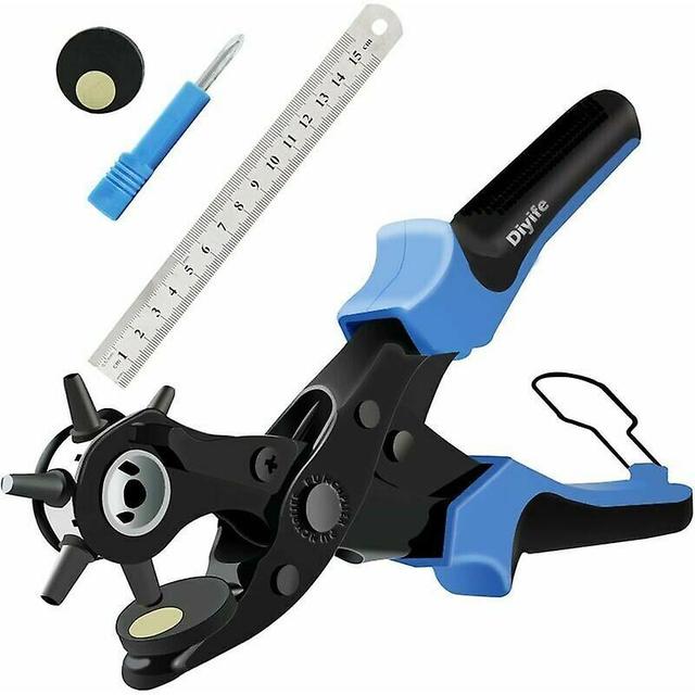 Punch Pliers With Free 2 Extra Large Punch Plates And Handy Ruler, Multi Size Tablet Pliers on Productcaster.