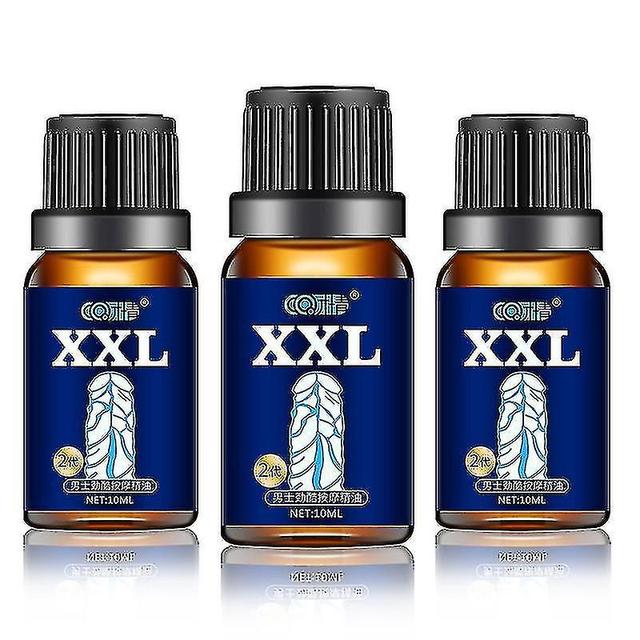 10ml mandkrop forbedrer væksten æterisk olie væskeforstørrelsesmassage fremmer blodcirkulationen tykkere stærk xxl størrelse sundhed-yay 3pcs on Productcaster.