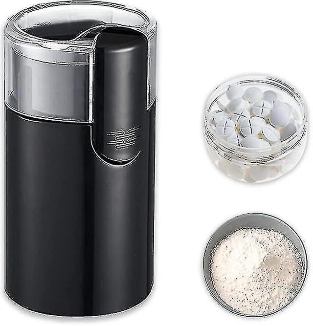 Wabjtam Electric Pill Crusher Grinder, Grinds Medicines And Vitamin Tablets Of Different Sizes Into Fine Powder - Pill Grinder Compatible Elderly, Chi on Productcaster.