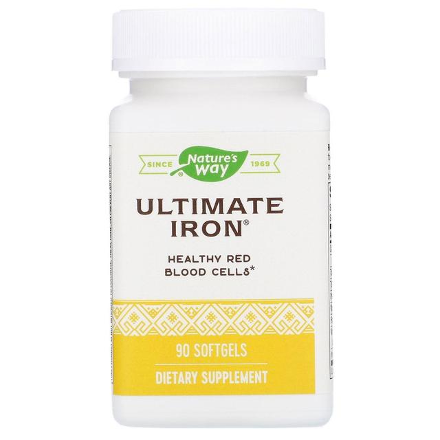 Nature's Way, Ultimate Iron, 90 Softgels on Productcaster.