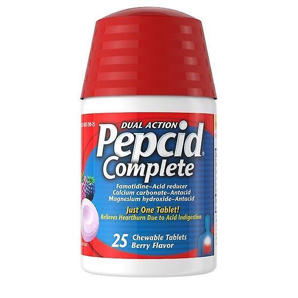 Pepcid complete acid reducer + antacid chewable tablets, berry, 25 ct on Productcaster.