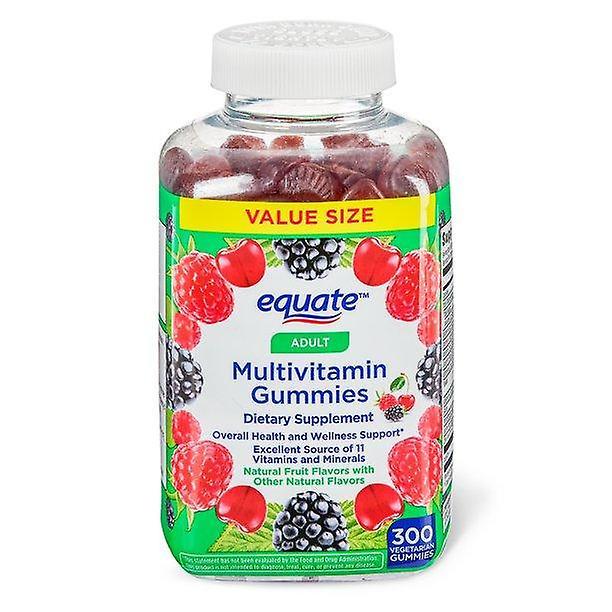 Equate Gelijk aan vegetarische multivitamine gummies voor volwassenen, 300 ct on Productcaster.