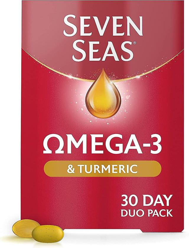 Seven Seas Omega 3 Fish Oil & Turmeric With Vitamin D - 30 Day Duo Pack on Productcaster.