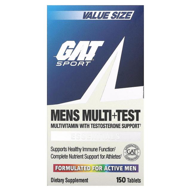 GAT, Mens Multi + Test, 150 Tablets on Productcaster.