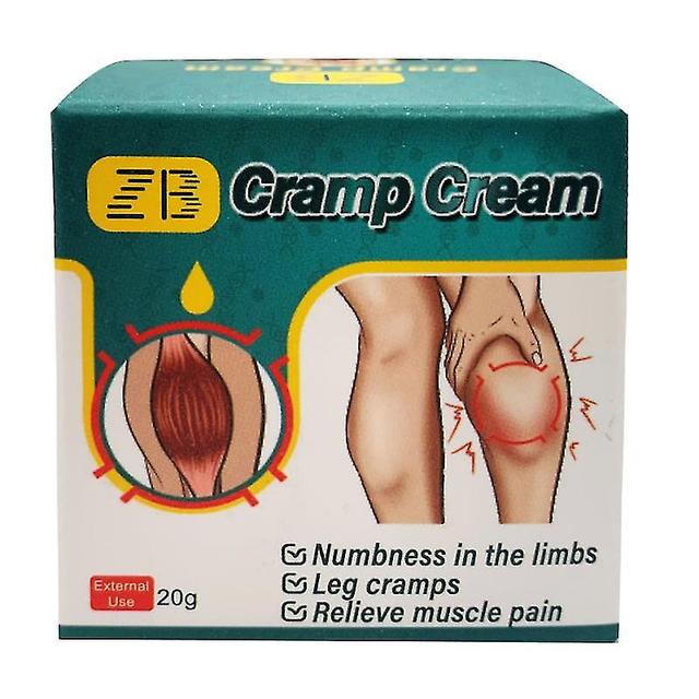 1pc Zb Leg Cramp Cream Muscle Spasms Pain Medical Ointment For Knee Joint Heel Tendon Chinese Herbal Medicines Health Care withbox on Productcaster.