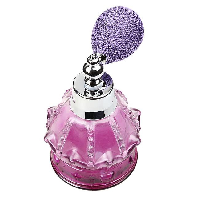 100ml flacon de parfum en verre rechargeable avec atomiseur court spray cadeau violet Purple on Productcaster.