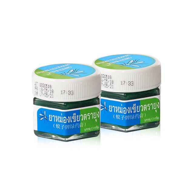 Thailand Yanhee Mosquito Brand Green Ointment Herbal Ointment Refreshing Oil Refreshing Anti-mosquit on Productcaster.