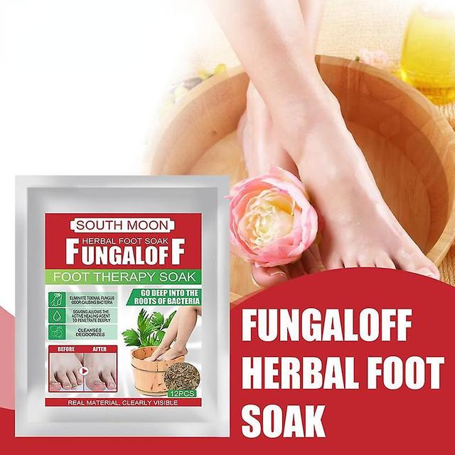 Beculerty Wormwood Foot Soak Tablets Fungal Off Natural Herbal Foot Soak Improve Sleeping Foot Pain Foot Care Treatment 6Pcs on Productcaster.