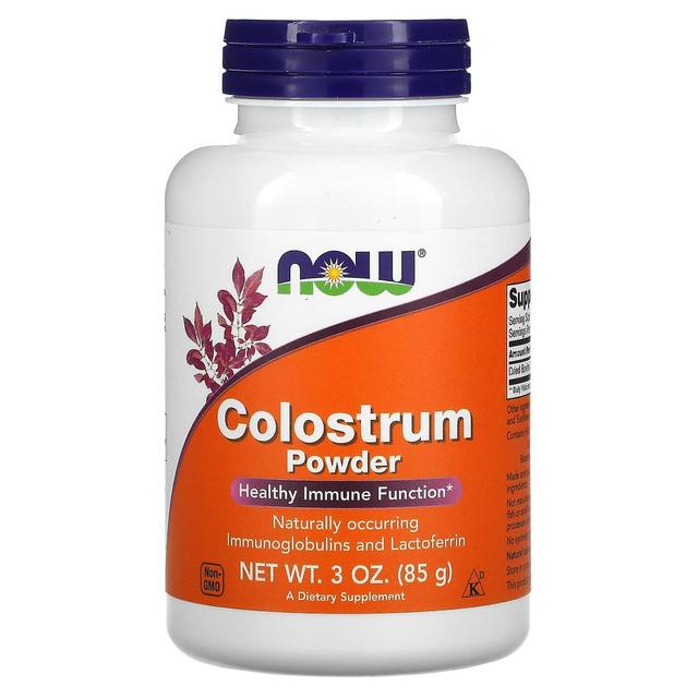 NOW Foods NU Fødevarer, Colostrum Pulver, 3 oz (85 g) on Productcaster.