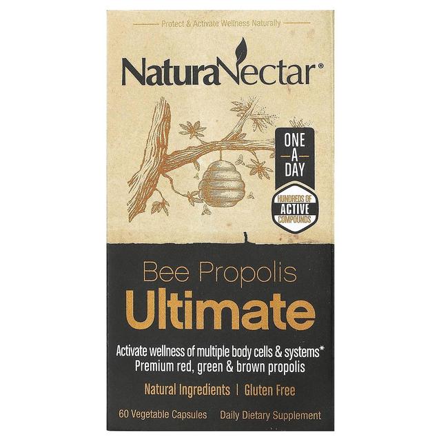 NaturaNectar, Própolis de Abelha Ultimate, 60 Cápsulas Vegetais on Productcaster.