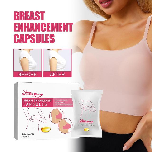 10 Capsules Of Breast Firming Care Capsules: Gentle, Moisturizing, Plumping, Lifting And Strengthening Breast Care Capsules 1pc on Productcaster.