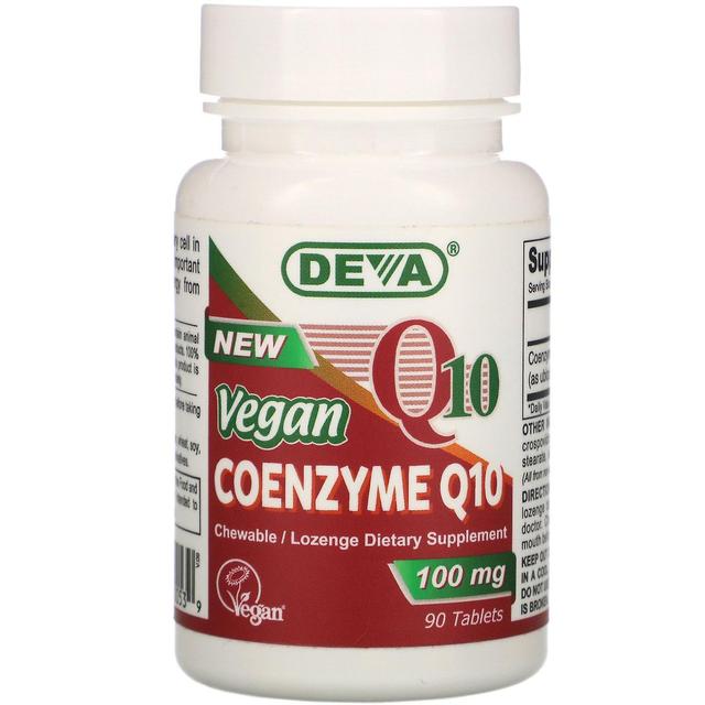 Deva, Vegan, Coenzyme Q10, 100 mg, 90 Tablets on Productcaster.