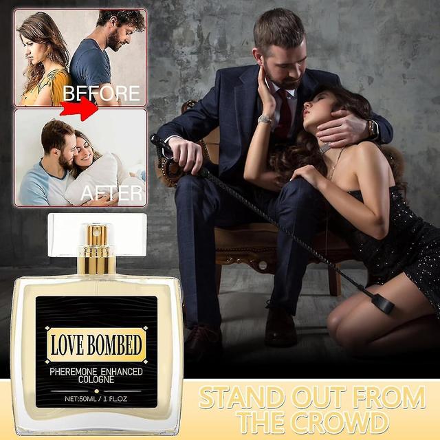 Elewelt Love Bombed Enhanced Scents Cologne, Love Bombed Perfume, Pheromone Cologne For Men, Long-Lasting Pheromones Scent Spray on Productcaster.