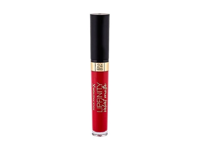 Max Factor - Lipfinity Velvet Matte 24HRS 025 Red Luxury - For Women, 3.5 ml on Productcaster.