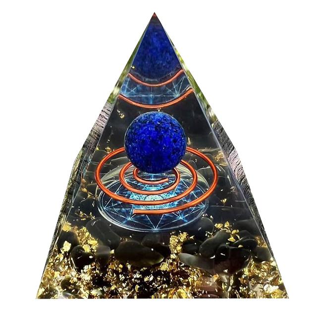 Crystal Pyramid Protection & Positive Energy Generator For Anxiety Relief E1 on Productcaster.