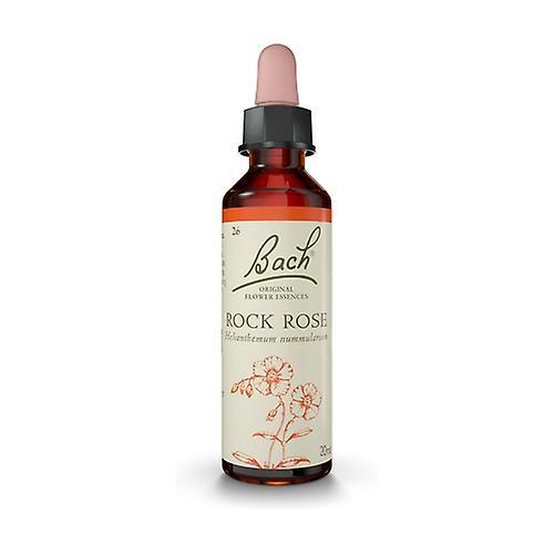 Bach Flower Essences 26 - Rock Rose 20 ml of floral elixir on Productcaster.