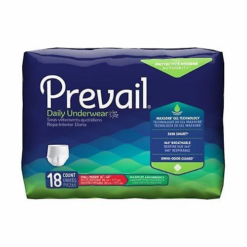 First Quality Unisex Adult Absorbent Underwear Prevail Pull On with Tear Away Seams Small / Medium Disposable Hea, Count of 72 (Pack of 1) on Productcaster.