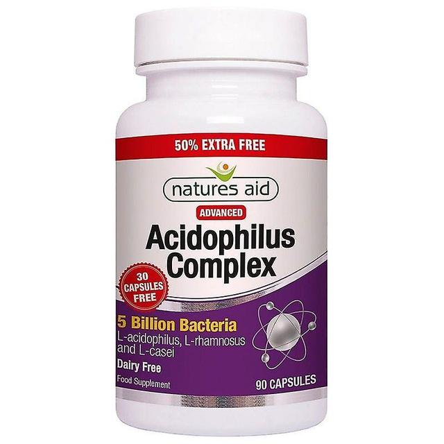 Natures Aid Nature's Aid Acidophilus Complex 5 Billion Capsules 90 (126426) on Productcaster.