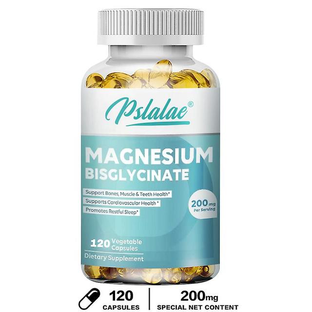 Vorallme Magnesium Bisglycinate 200 Mg - High Absorption - Supports Positive Mood, Muscle Cramps, Heart Health And Bone Health 120 Capsules on Productcaster.