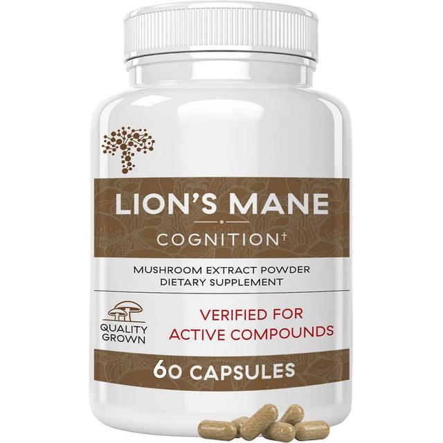 Lions Mane (120ct)capsules Bundle - Mushroom Supplement For Cognition, Energy And Endurance on Productcaster.