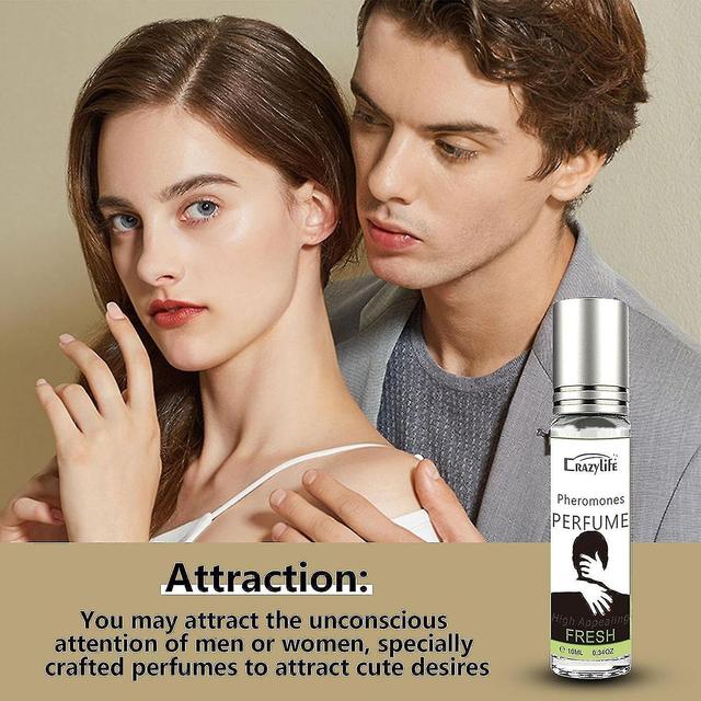 Pheromone Roll-on Perfume Men And Women Perfume Romantic Companion Pheromone Fragrance Men And Women 3PCS on Productcaster.