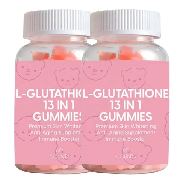 1 paquete de L-glutatión orgánico colágeno 13 en 1 suplemento gomoso para blanquear la piel en adultos 2PCS on Productcaster.