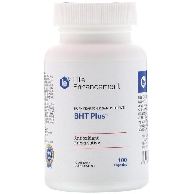 Life Enhancement, Durk Pearson & Sandy Shaw's BHT Plus , 100 Capsules on Productcaster.