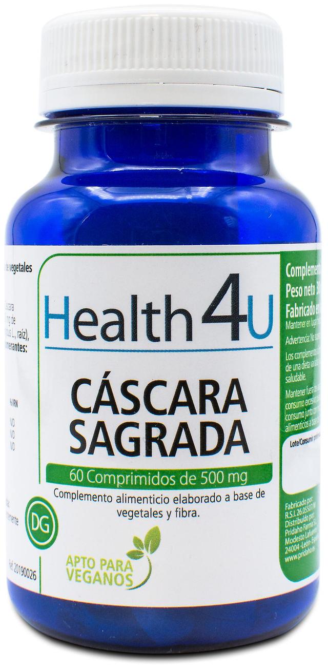 Health 4U Gesundheit 4U Cascara Sagrada 60 Tabletten mit 500 mg 61 gr on Productcaster.