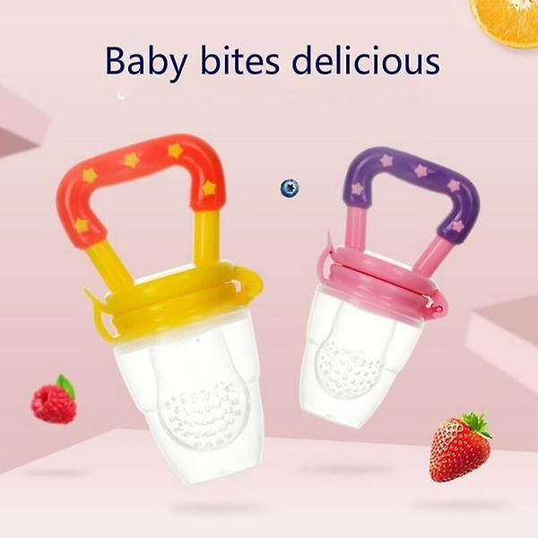 Baby Supplement Feeder Gelatin Packaging Pacifier Purple M on Productcaster.