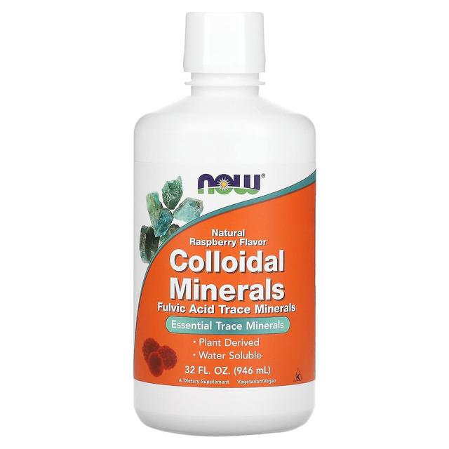 NOW Foods, Minerały koloidalne, Naturalna malina, 32 fl oz (946 ml) on Productcaster.