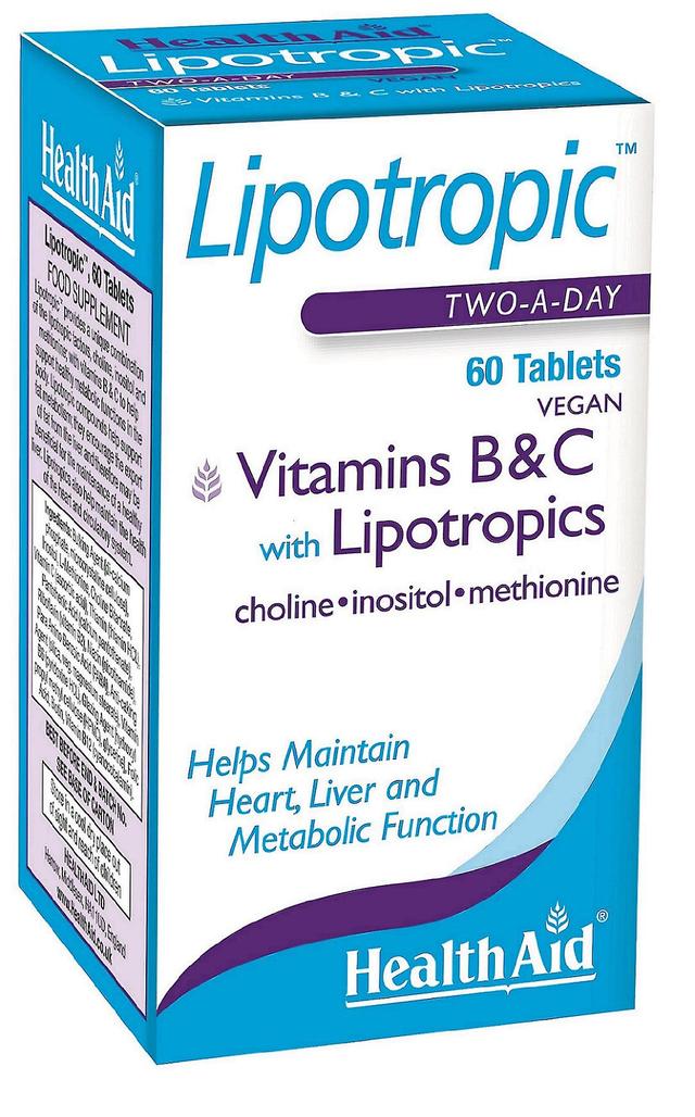 Health Aid Pomoc zdrowotna witaminy lipotropowe B & c z lipotropami 60-te on Productcaster.