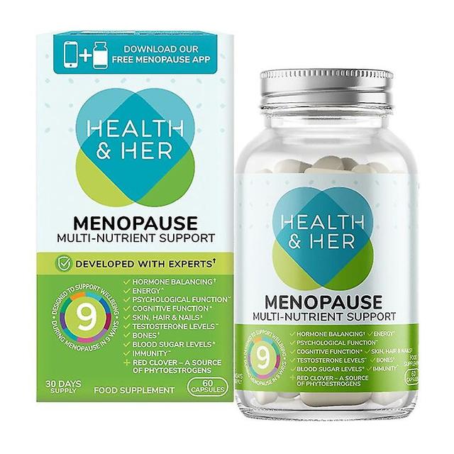 Health & Her Menopause Multi Nutrient Supplement 60 Capsules on Productcaster.