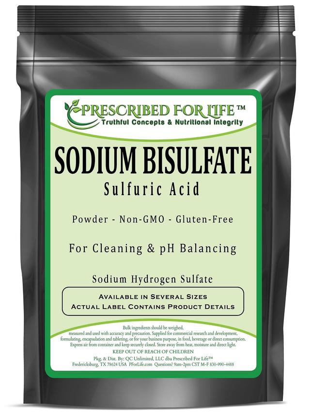 Prescribed For Life Sodium Bisulfate - Sulfuric Acid - For Soil, Pool & Spa pH Balancing (Sodium Hydrogen Sulfate) 4 oz (113 g) on Productcaster.