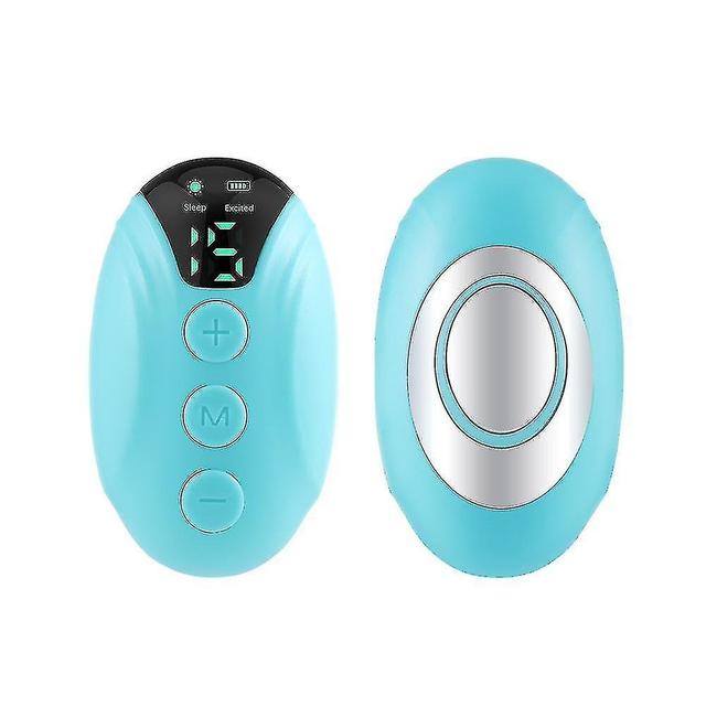 Jiay Handheld Sleep Aid Ems Microcurrent Pulse Device With Display Hypnosis Insomnia Mental Stress green on Productcaster.